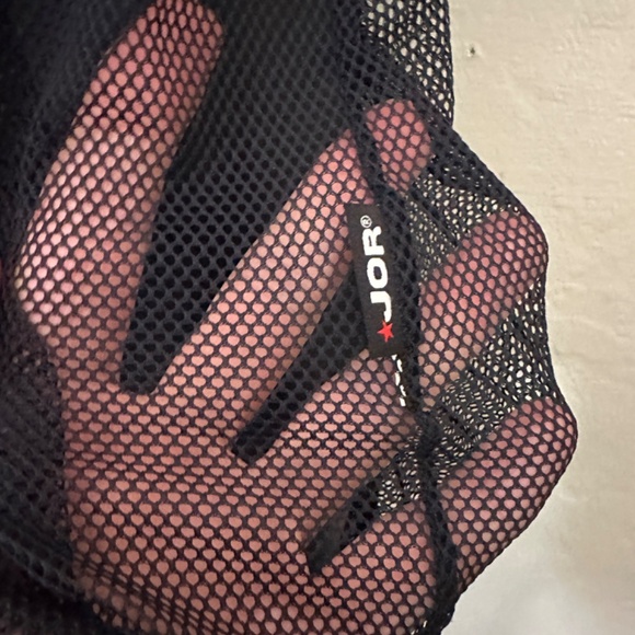 Jor Mesh Tank Top 21" armpit to armpit unstretched Poly blend open mesh No size - Picture 2 of 3